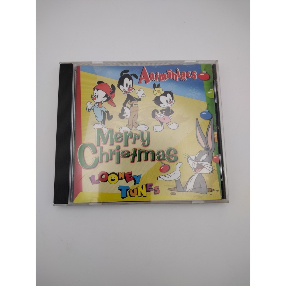 Merry Christmas Animaniacs Looney Tunes On Audio CD Album Black 2005 Very Good